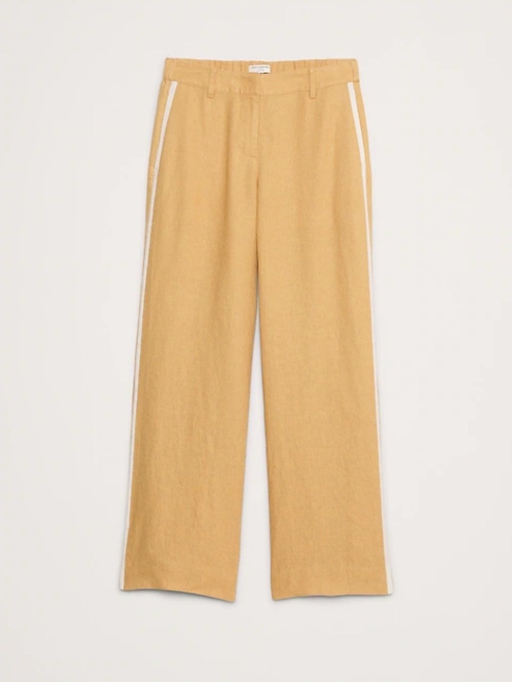 Banana Republic Everyday Wide-Leg Linen Pants – XL, Beige